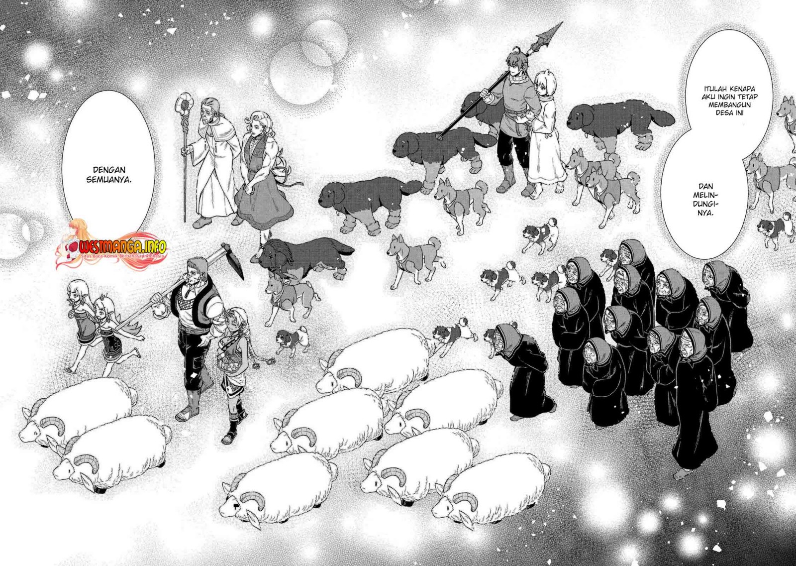 Halaman 25 dari Ryoumin 0-nin Start no Henkyou Ryoushusama Chapter 32