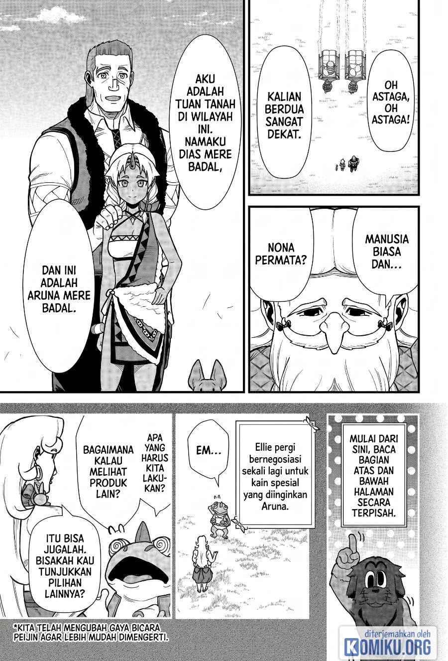 Halaman 19 dari Ryoumin 0-nin Start no Henkyou Ryoushusama Chapter 43