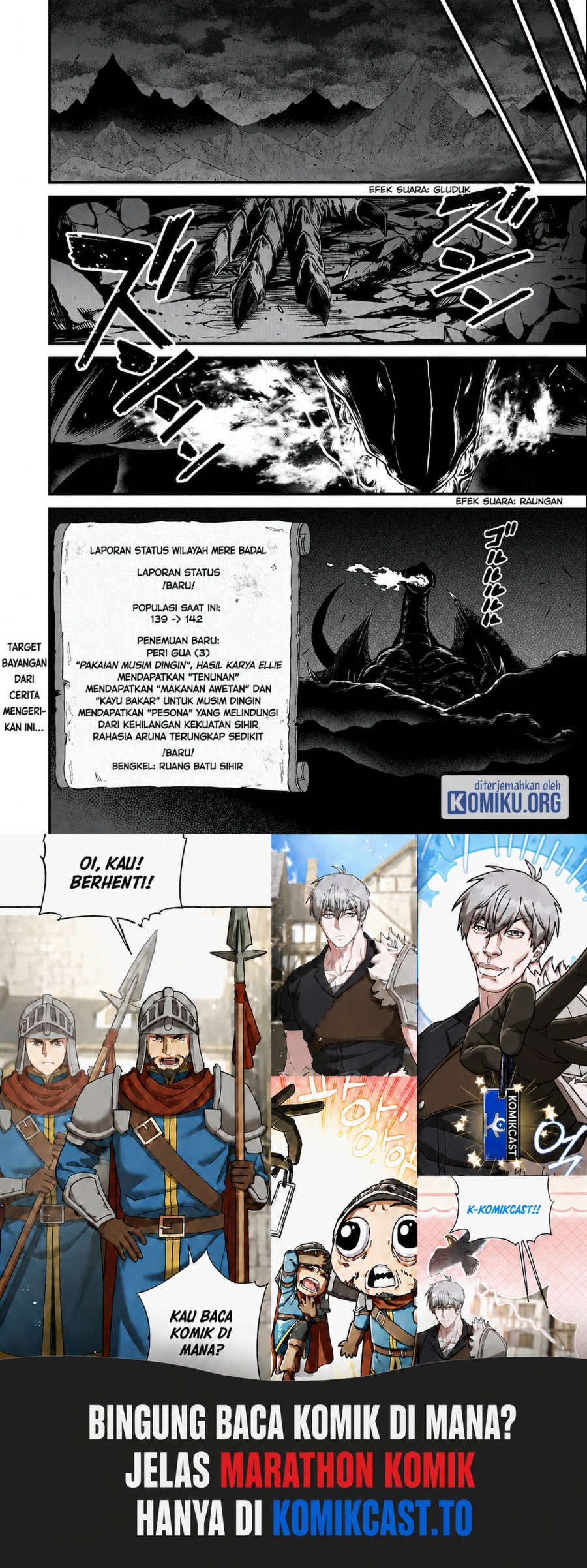 Halaman 33 dari Ryoumin 0-nin Start no Henkyou Ryoushusama Chapter 45