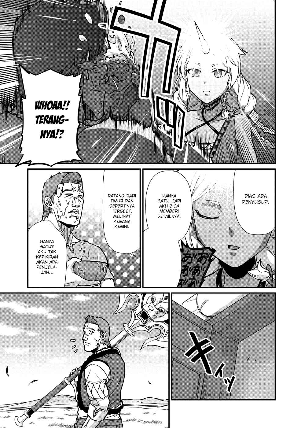 Halaman 29 dari Ryoumin 0-nin Start no Henkyou Ryoushusama Chapter 5