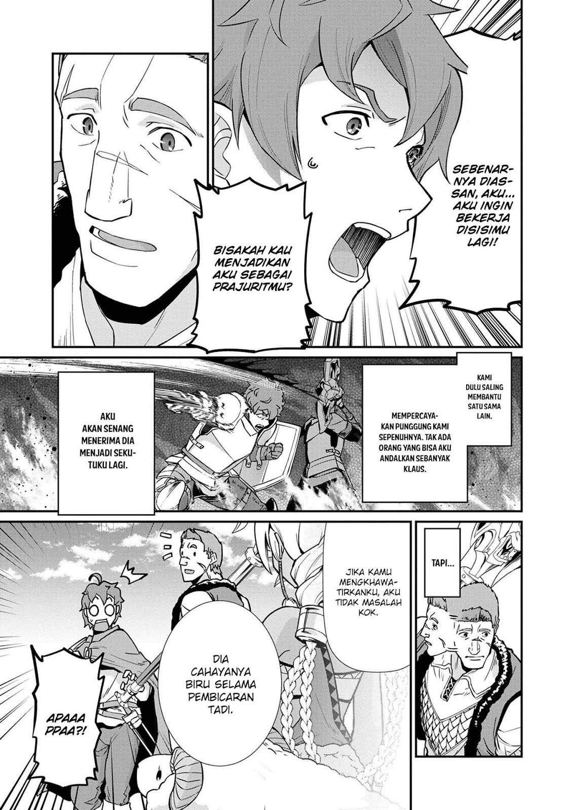Halaman 33 dari Ryoumin 0-nin Start no Henkyou Ryoushusama Chapter 5