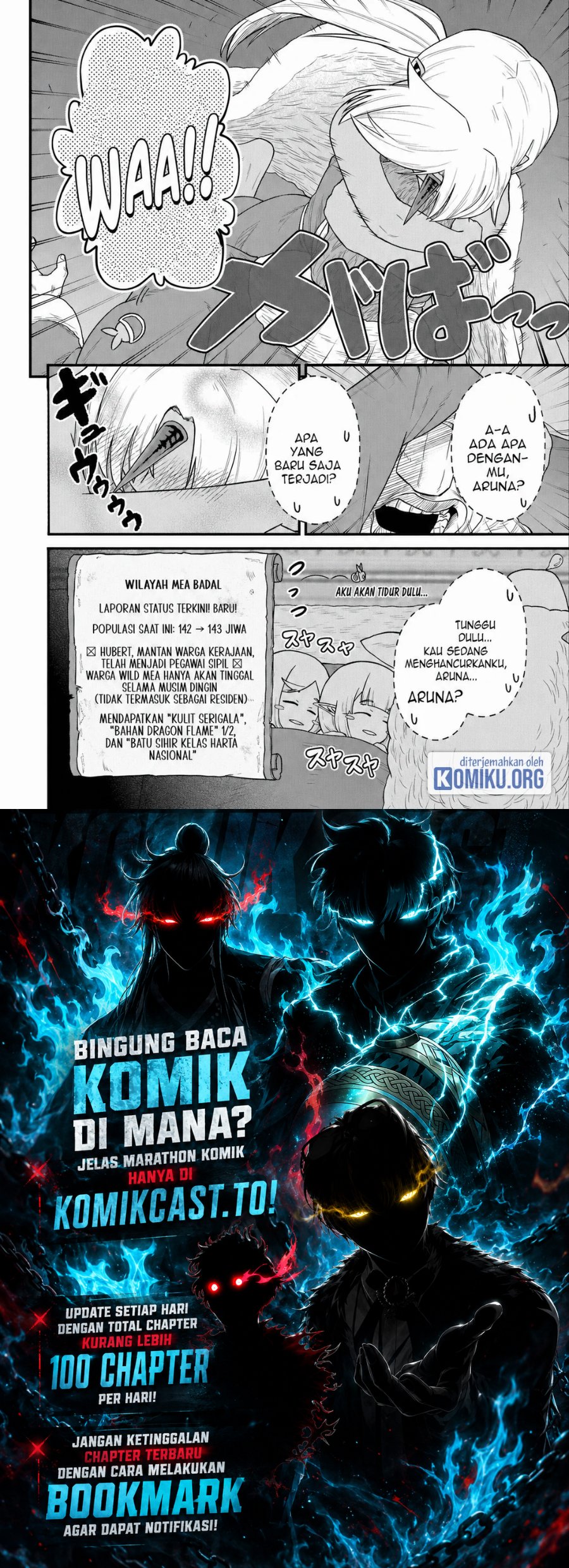 Halaman 32 dari Ryoumin 0-nin Start no Henkyou Ryoushusama Chapter 50