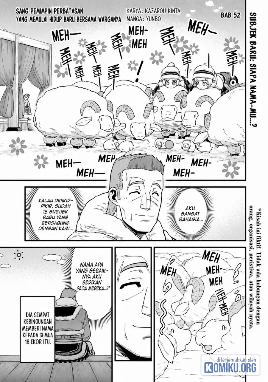 Halaman 1 dari Ryoumin 0-nin Start no Henkyou Ryoushusama Chapter 52