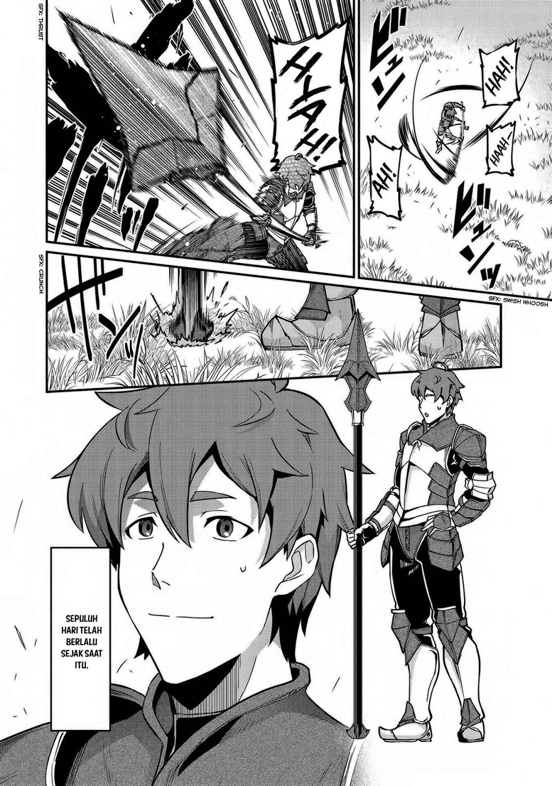Halaman 14 dari Ryoumin 0-nin Start no Henkyou Ryoushusama Chapter 6