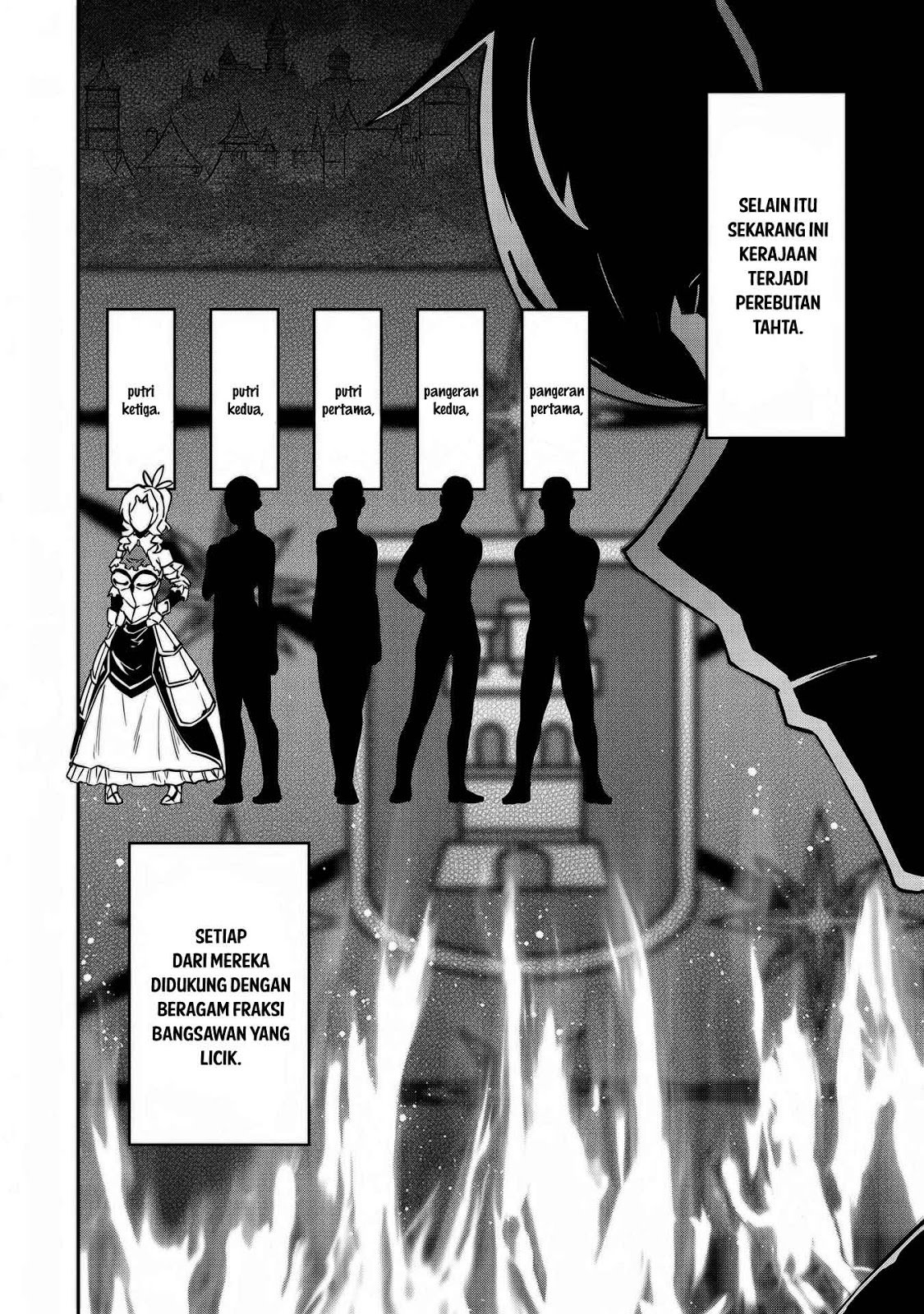 Halaman 16 dari Ryoumin 0-nin Start no Henkyou Ryoushusama Chapter 6