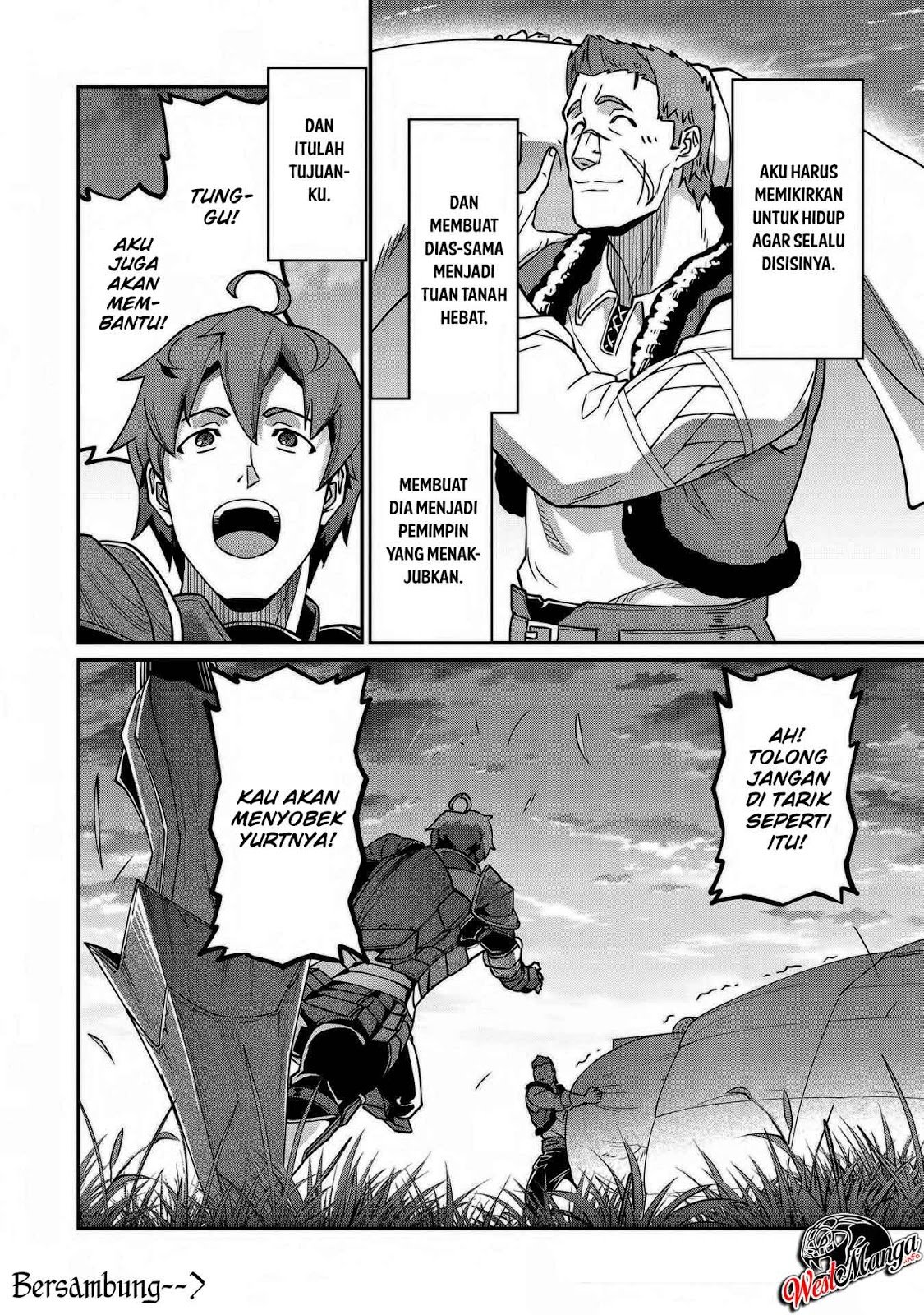 Halaman 33 dari Ryoumin 0-nin Start no Henkyou Ryoushusama Chapter 6