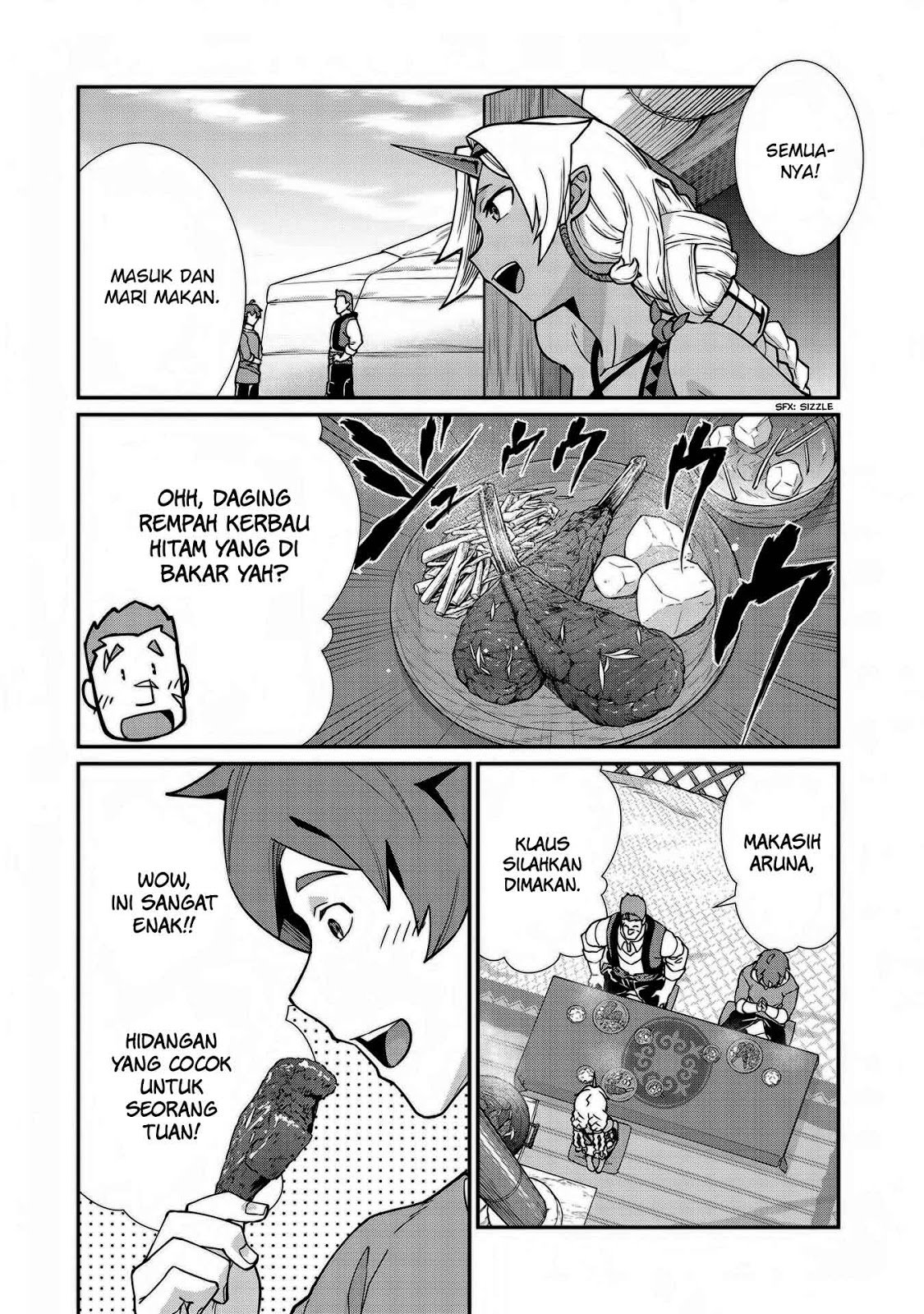 Halaman 8 dari Ryoumin 0-nin Start no Henkyou Ryoushusama Chapter 6