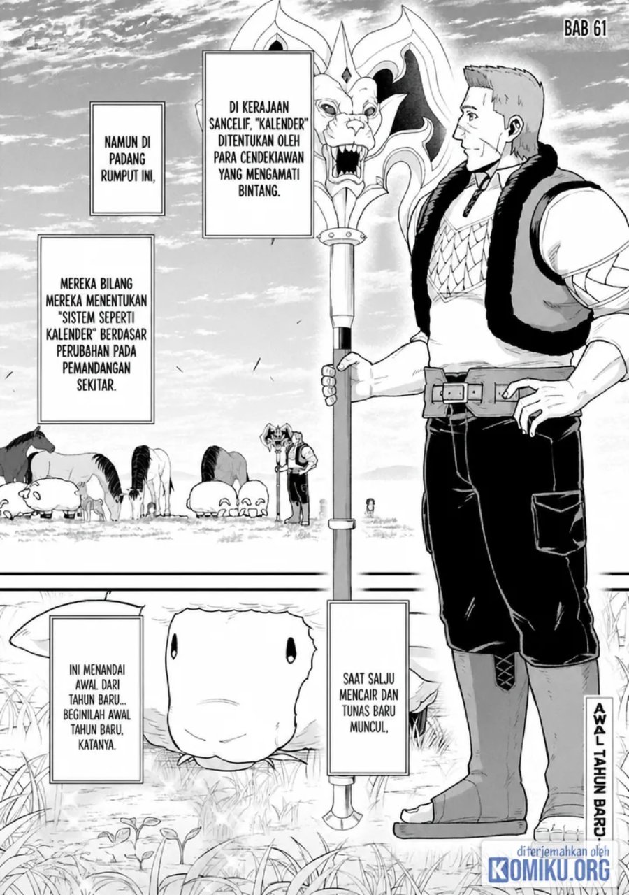 Halaman 1 dari Ryoumin 0-nin Start no Henkyou Ryoushusama Chapter 61