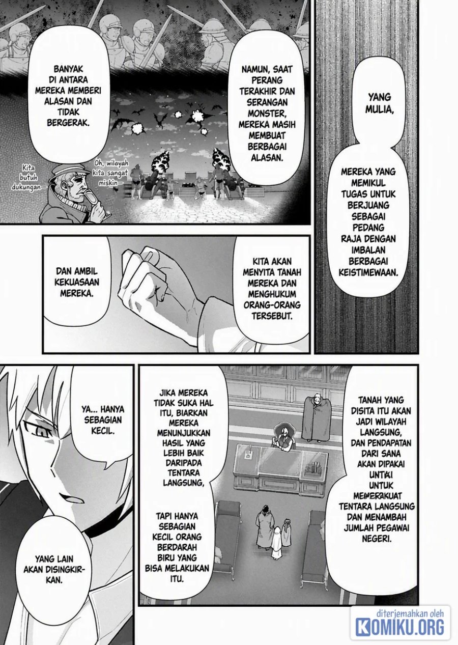 Halaman 27 dari Ryoumin 0-nin Start no Henkyou Ryoushusama Chapter 61