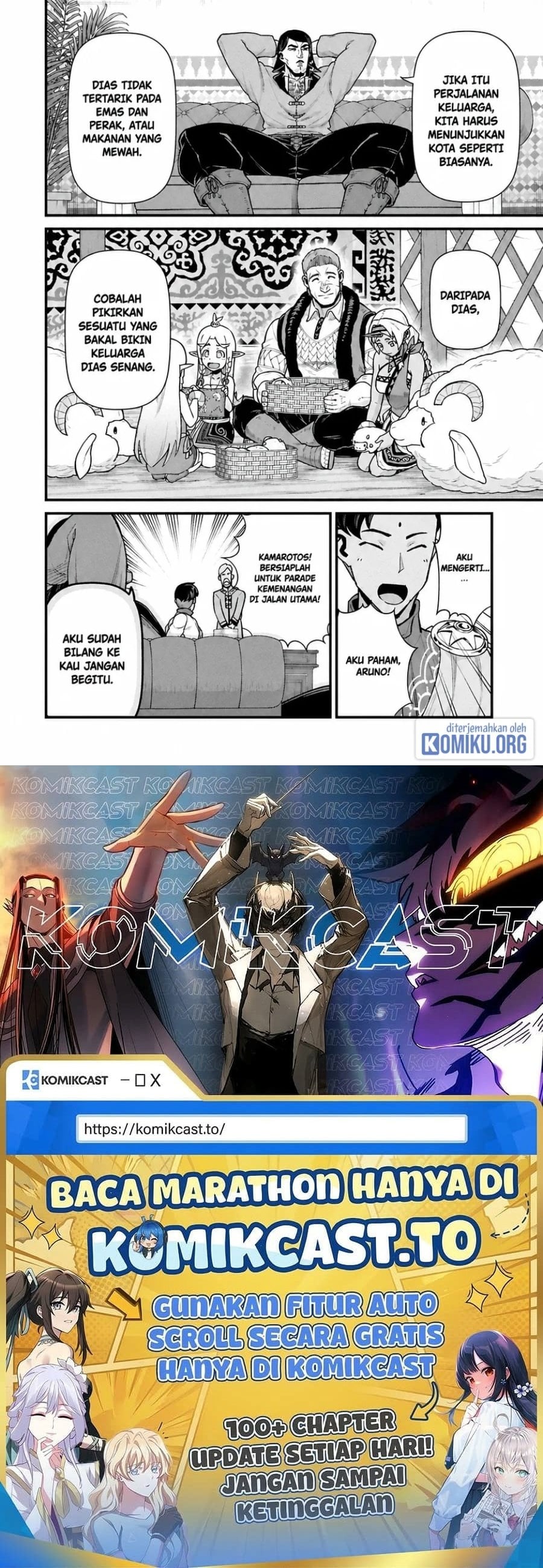 Halaman 32 dari Ryoumin 0-nin Start no Henkyou Ryoushusama Chapter 61