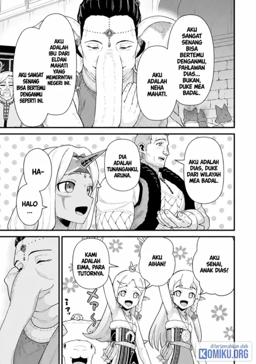 Halaman 27 dari Ryoumin 0-nin Start no Henkyou Ryoushusama Chapter 64