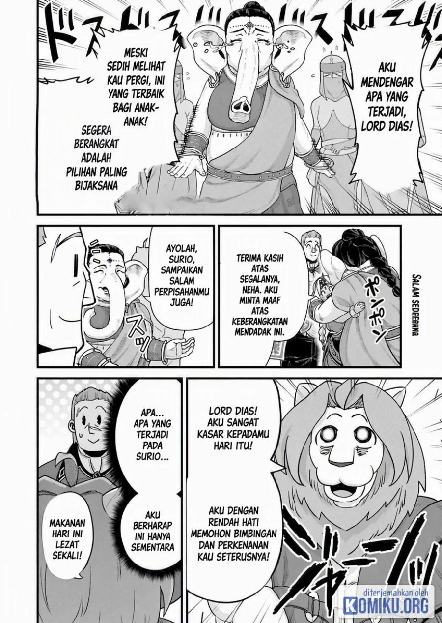Halaman 18 dari Ryoumin 0-nin Start no Henkyou Ryoushusama Chapter 69