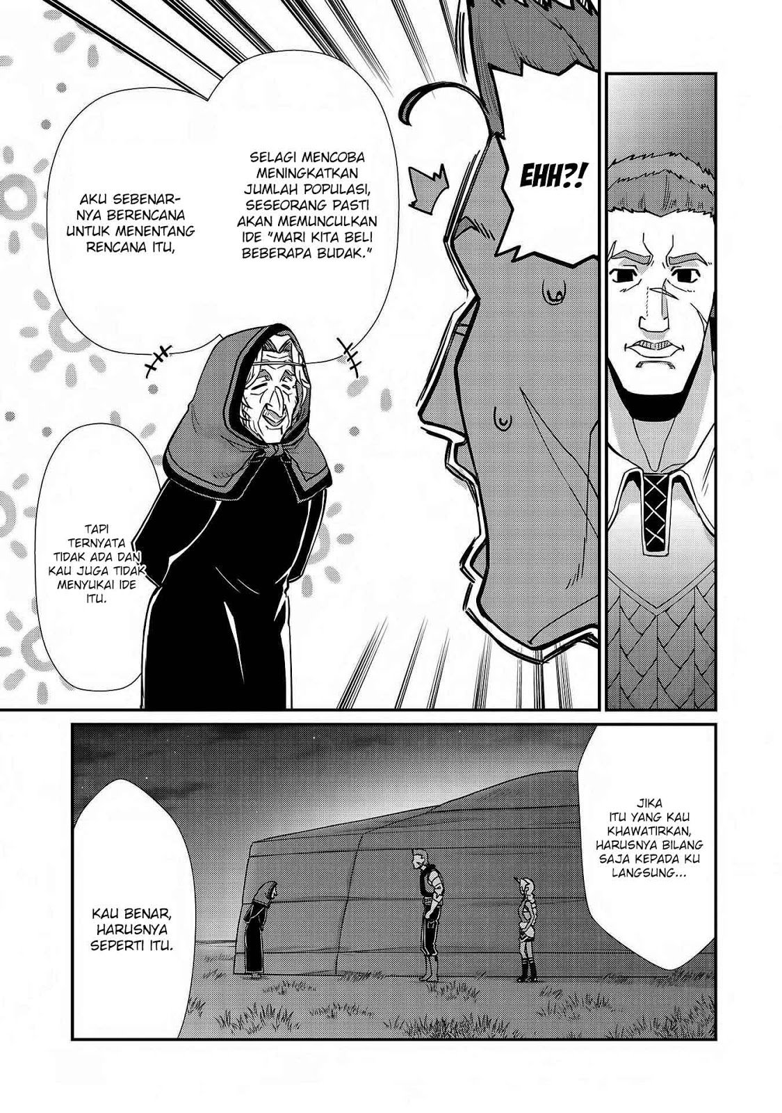 Halaman 11 dari Ryoumin 0-nin Start no Henkyou Ryoushusama Chapter 7