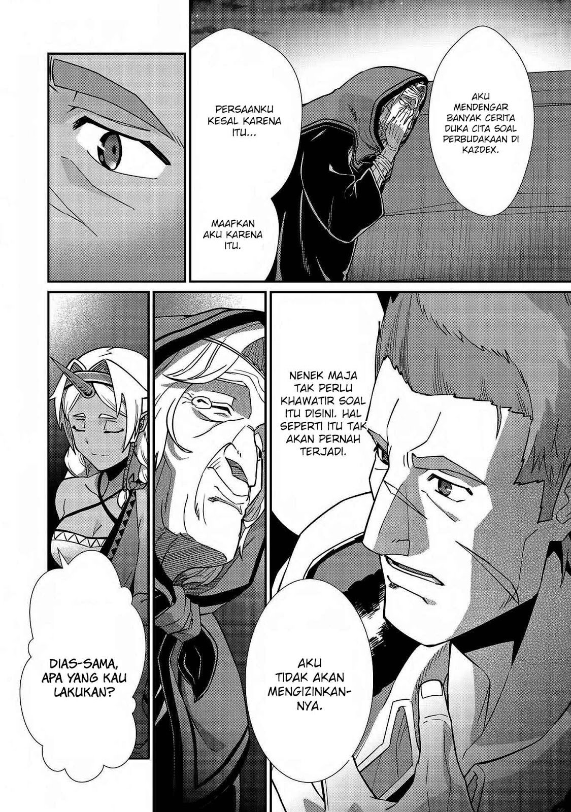 Halaman 12 dari Ryoumin 0-nin Start no Henkyou Ryoushusama Chapter 7