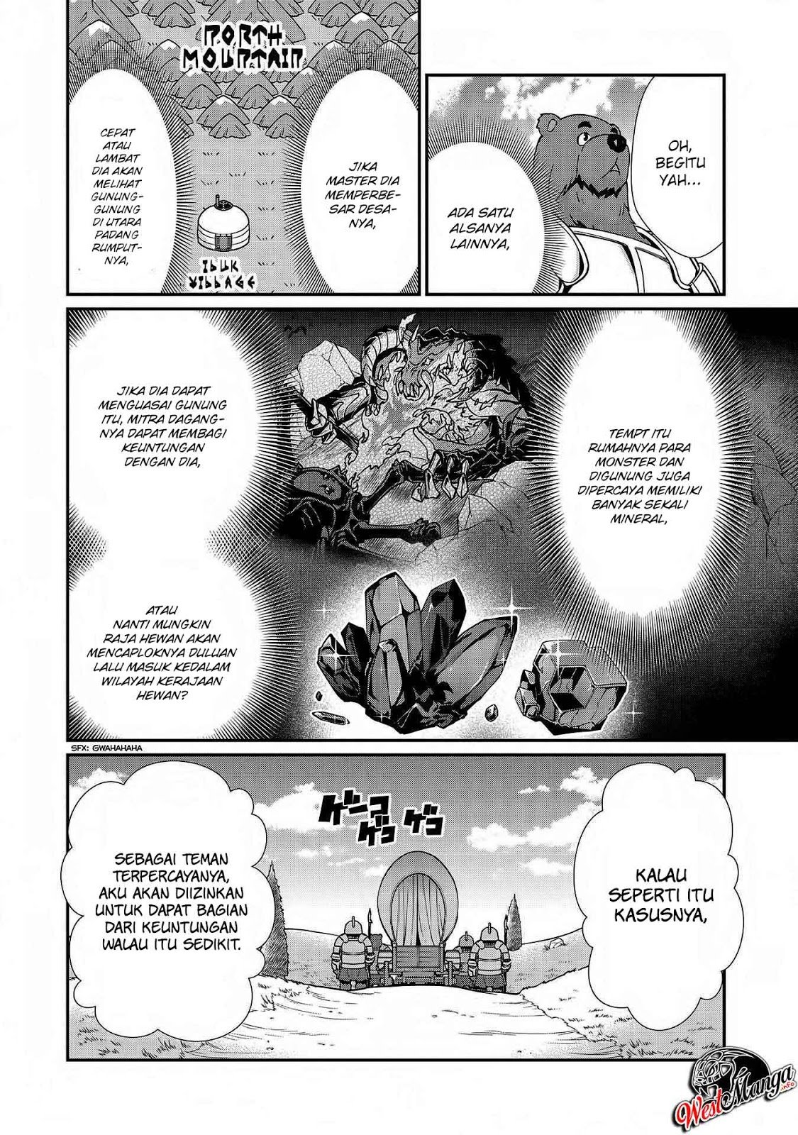 Halaman 34 dari Ryoumin 0-nin Start no Henkyou Ryoushusama Chapter 7