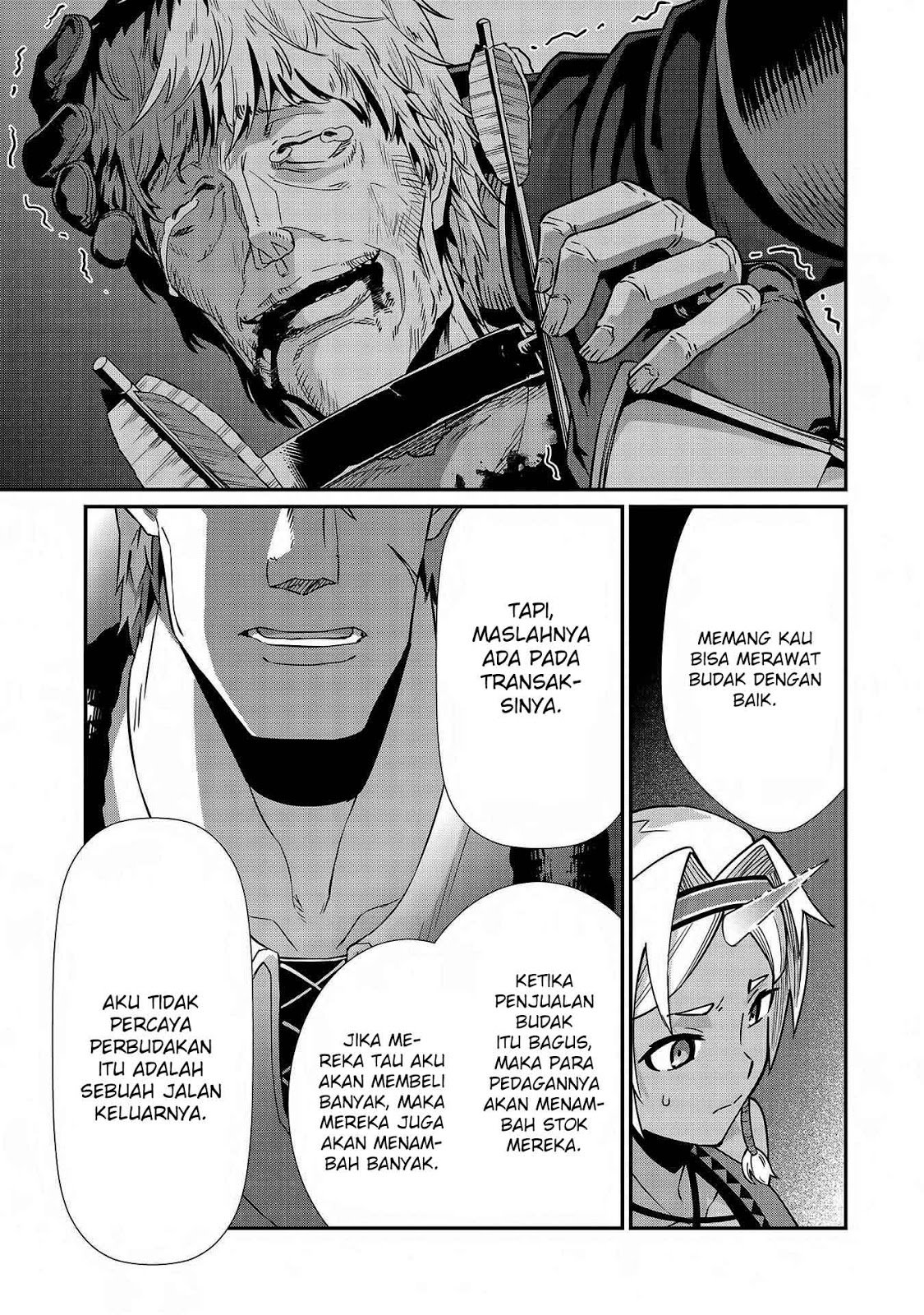 Halaman 9 dari Ryoumin 0-nin Start no Henkyou Ryoushusama Chapter 7
