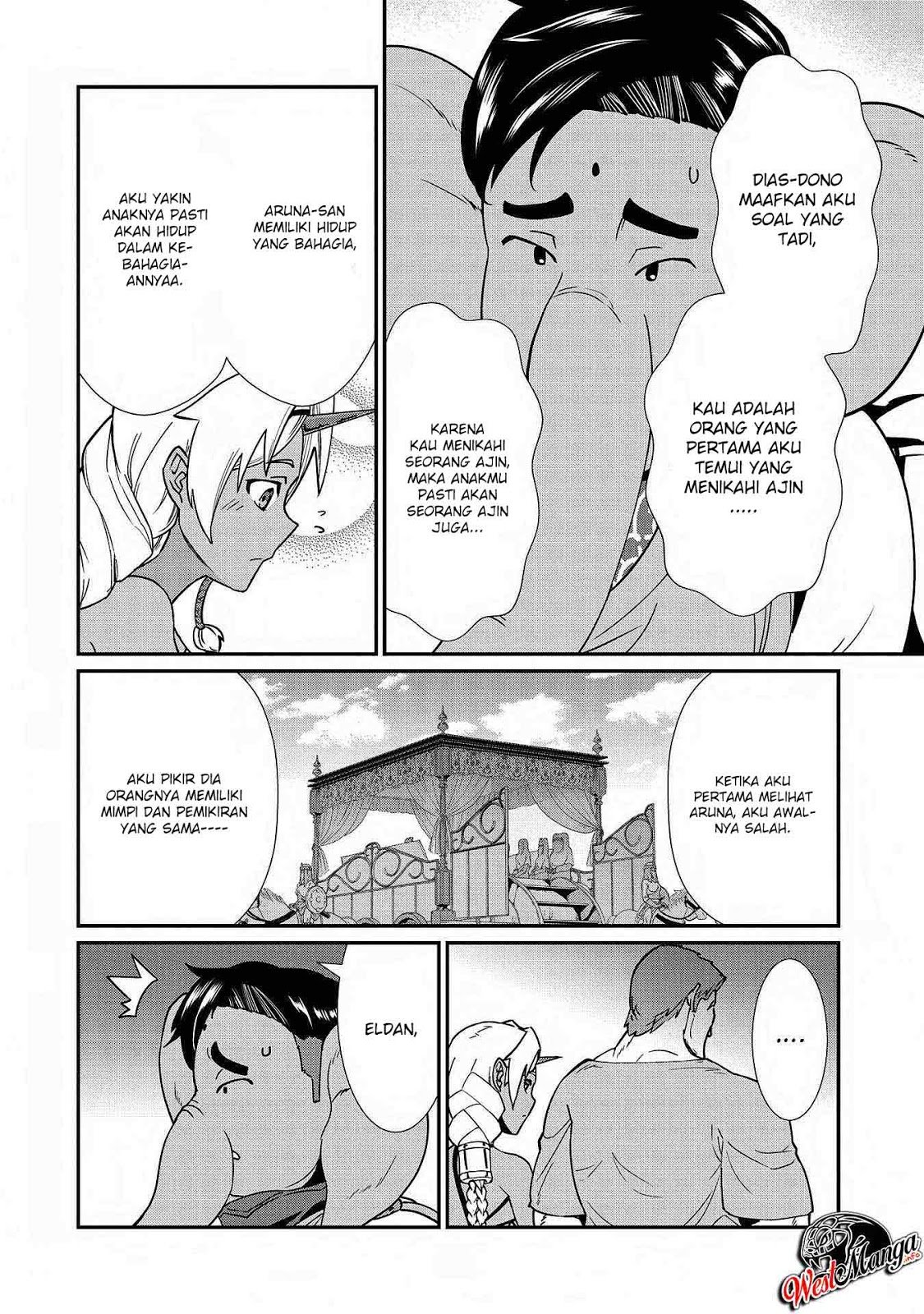 Halaman 14 dari Ryoumin 0-nin Start no Henkyou Ryoushusama Chapter 9