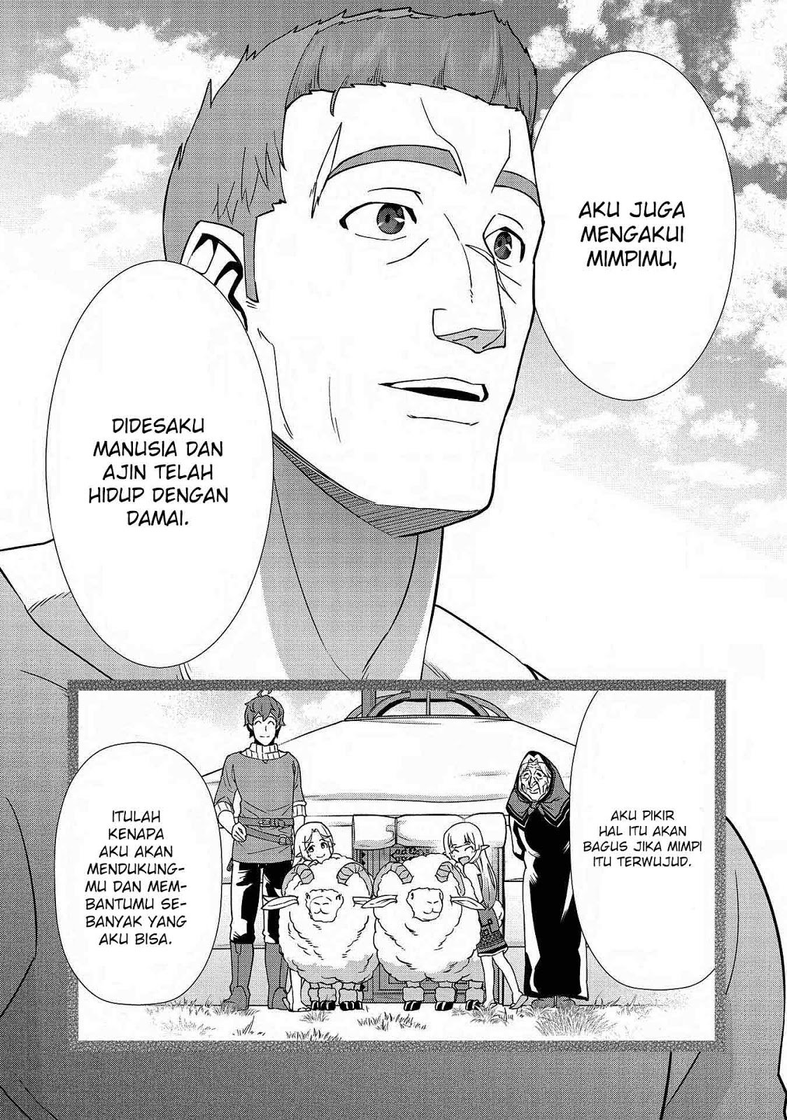 Halaman 15 dari Ryoumin 0-nin Start no Henkyou Ryoushusama Chapter 9