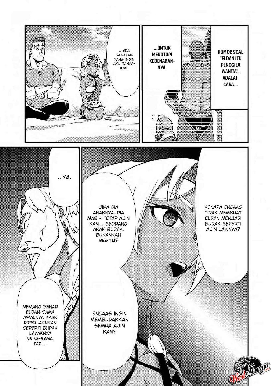 Halaman 9 dari Ryoumin 0-nin Start no Henkyou Ryoushusama Chapter 9