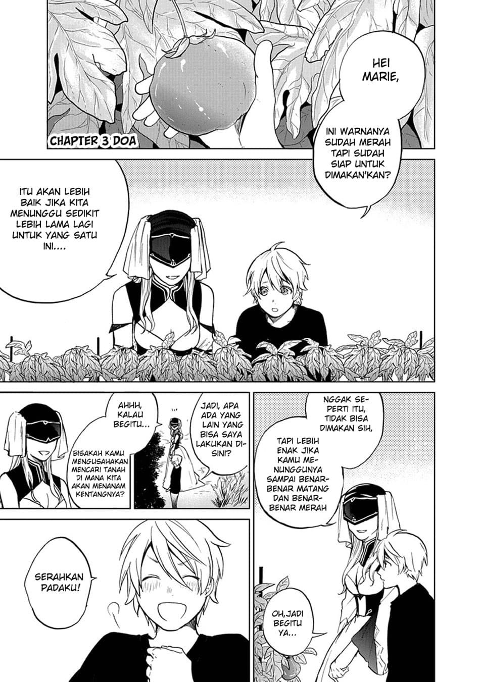 Halaman 3 dari Saihate no Paladin Chapter 3