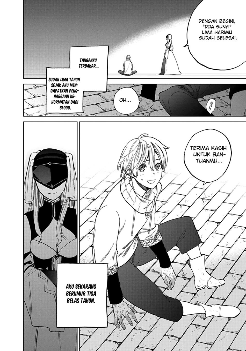 Halaman 4 dari Saihate no Paladin Chapter 4