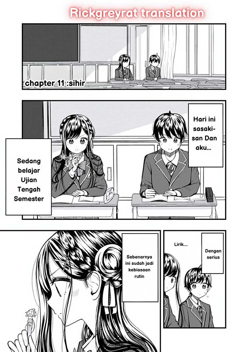 Halaman 1 dari Sasaki-san wa Chotto Sugoi. Chapter 11
