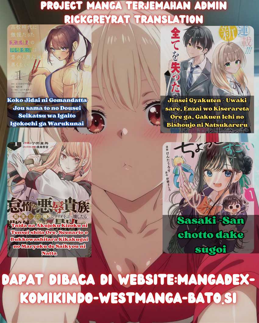 Halaman 34 dari Sasaki-san wa Chotto Sugoi. Chapter 13