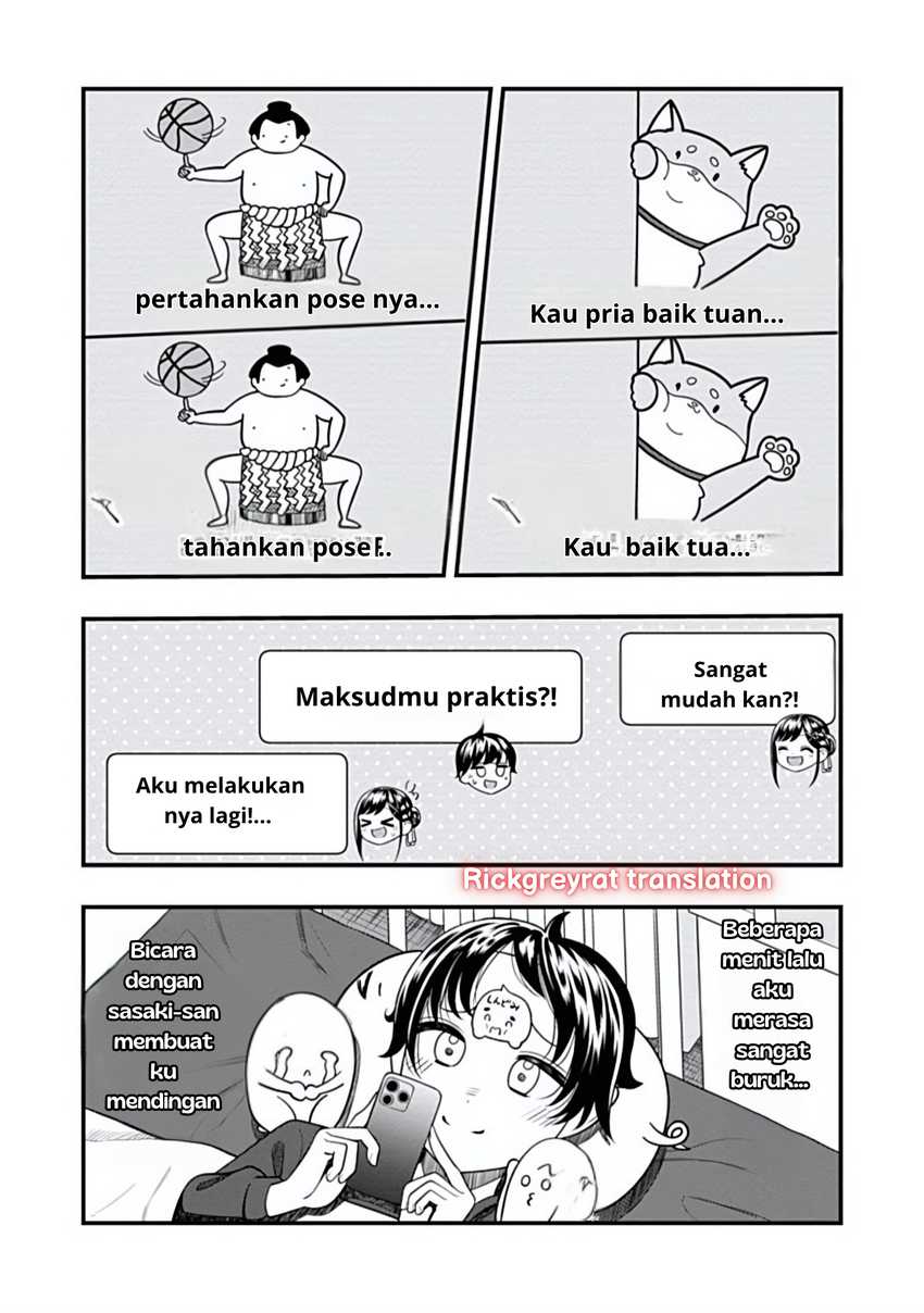 Halaman 8 dari Sasaki-san wa Chotto Sugoi. Chapter 16