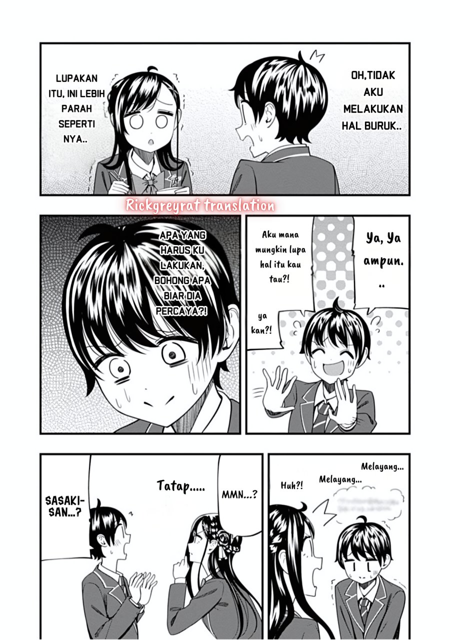 Halaman 10 dari Sasaki-san wa Chotto Sugoi. Chapter 18