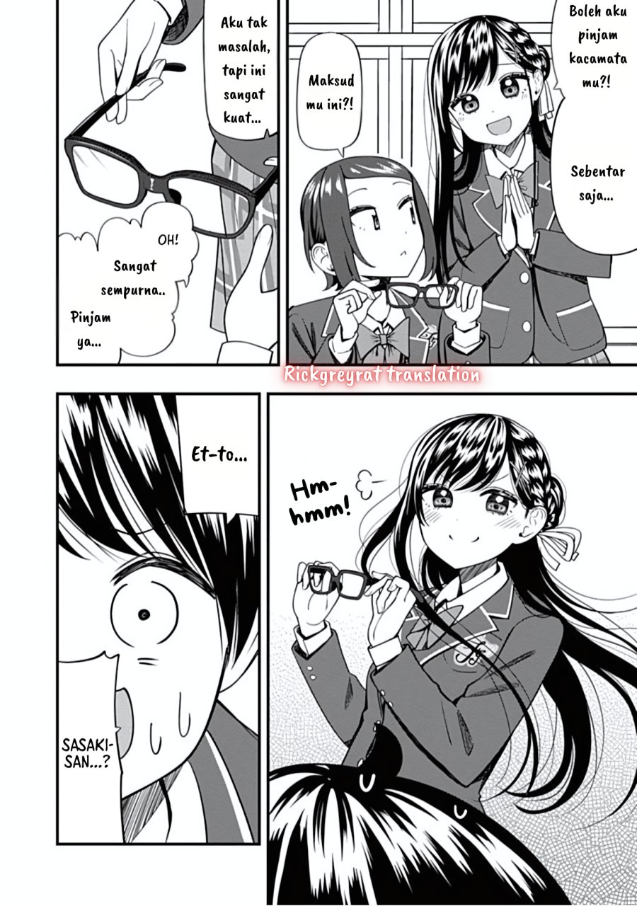 Halaman 12 dari Sasaki-san wa Chotto Sugoi. Chapter 18