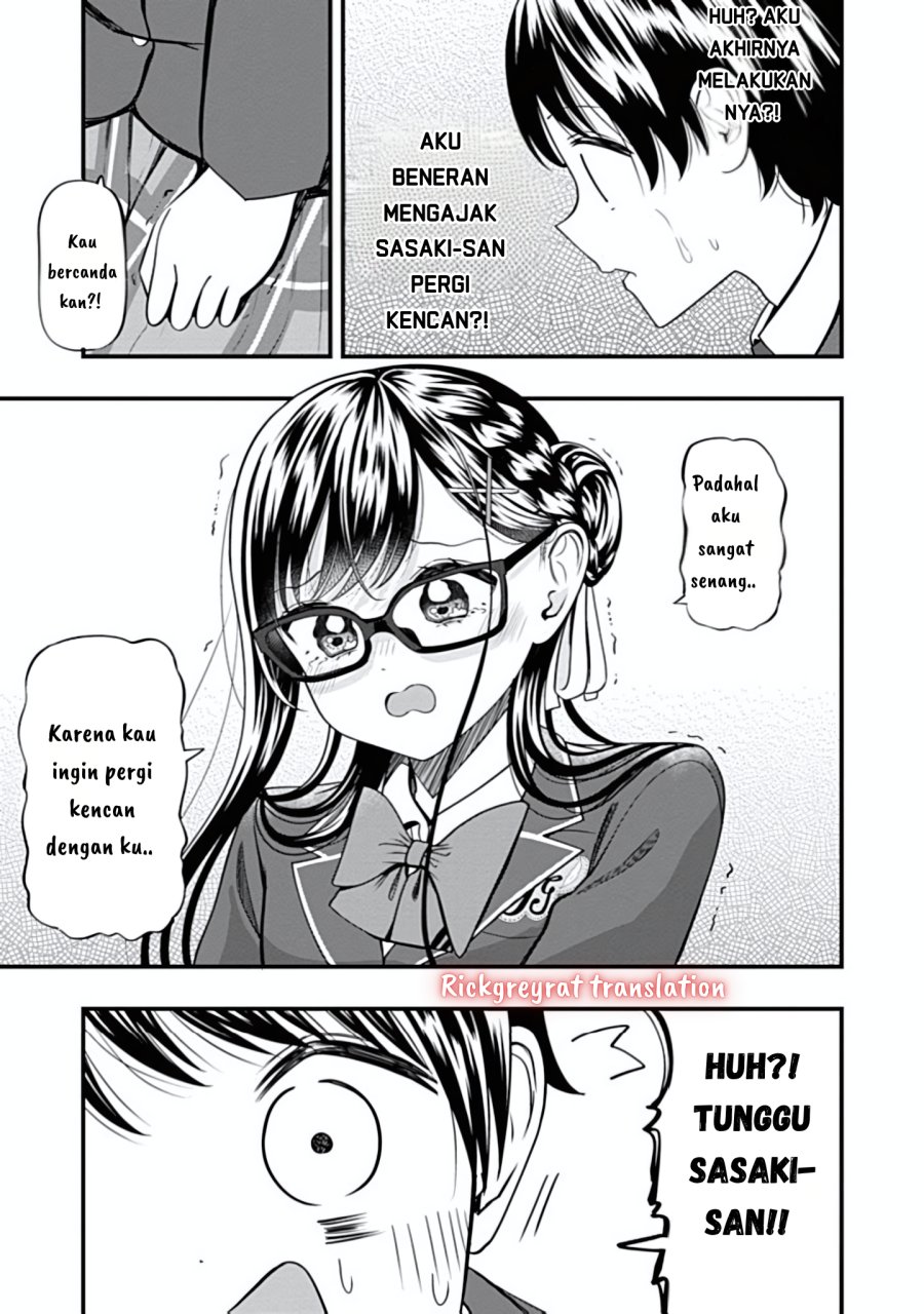 Halaman 15 dari Sasaki-san wa Chotto Sugoi. Chapter 18