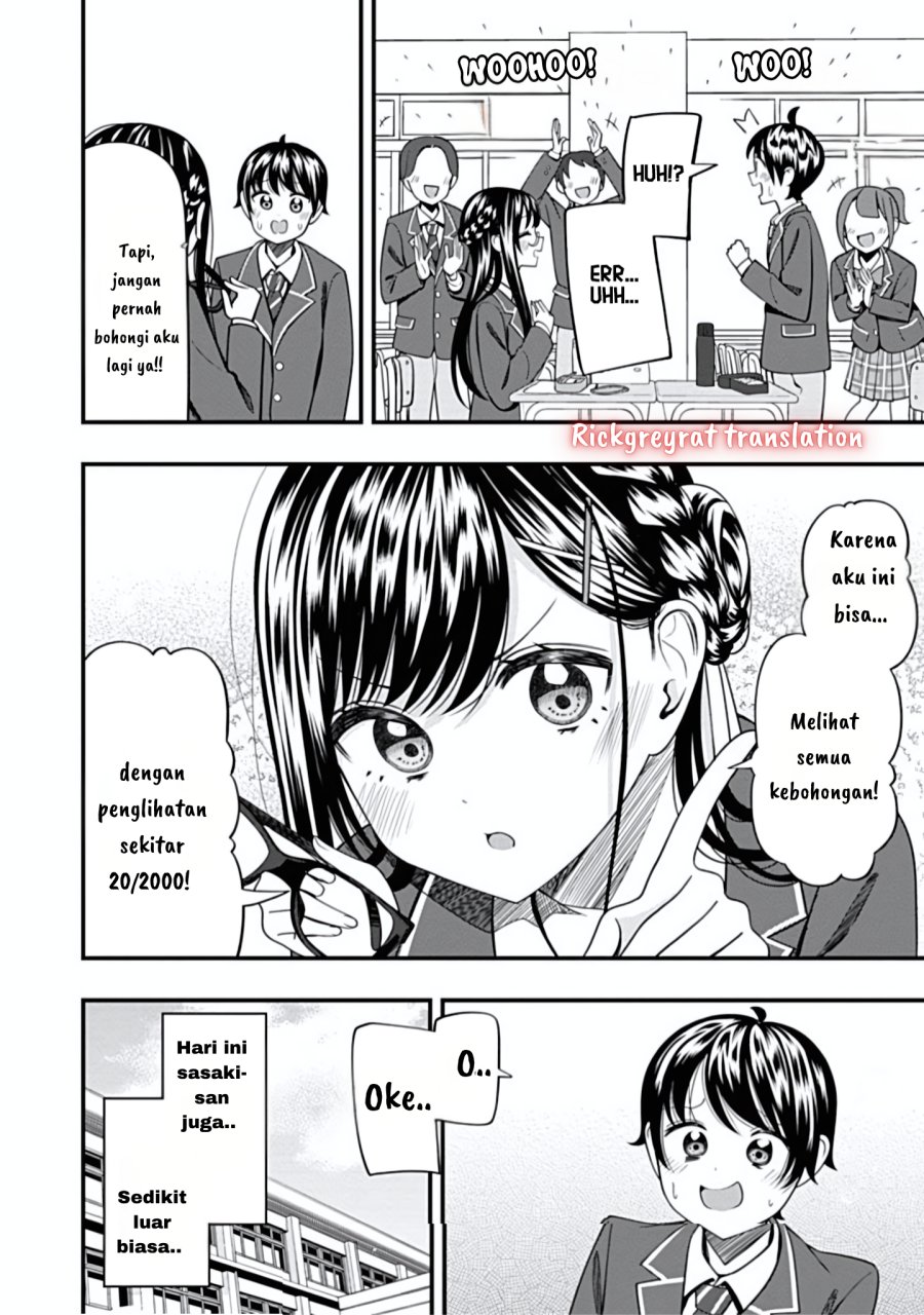 Halaman 20 dari Sasaki-san wa Chotto Sugoi. Chapter 18