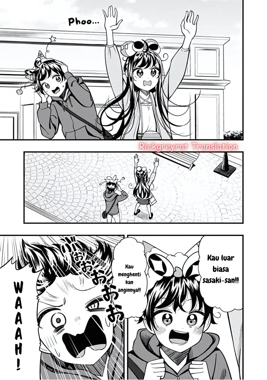 Halaman 14 dari Sasaki-san wa Chotto Sugoi. Chapter 19