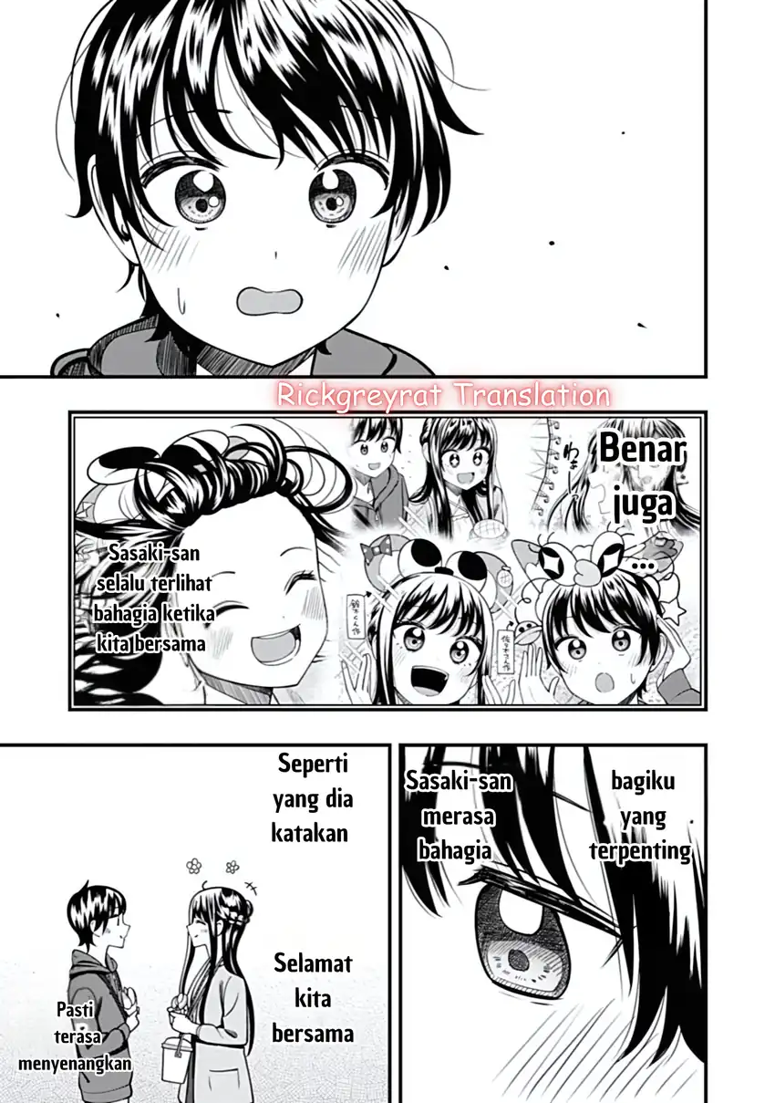 Halaman 20 dari Sasaki-san wa Chotto Sugoi. Chapter 19