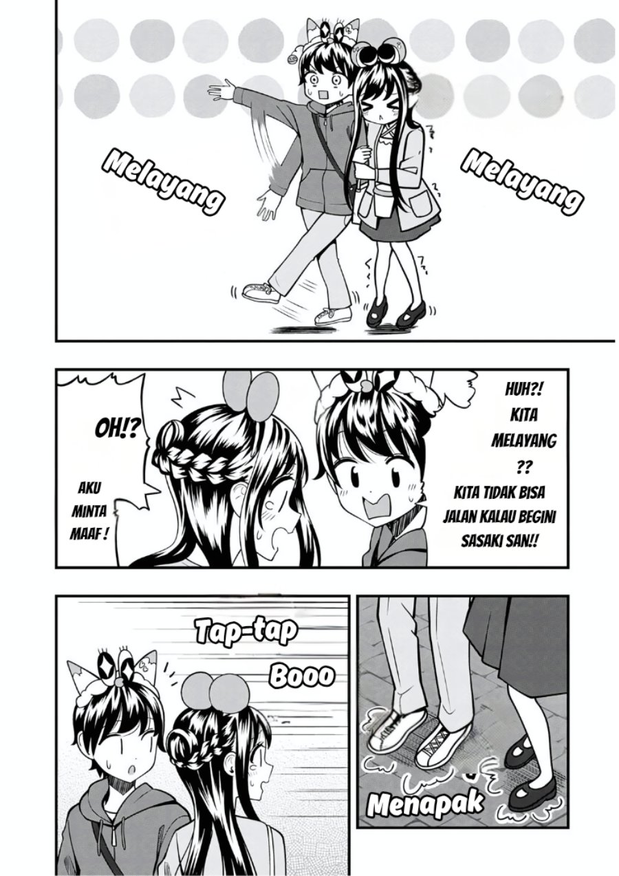 Halaman 9 dari Sasaki-san wa Chotto Sugoi. Chapter 20
