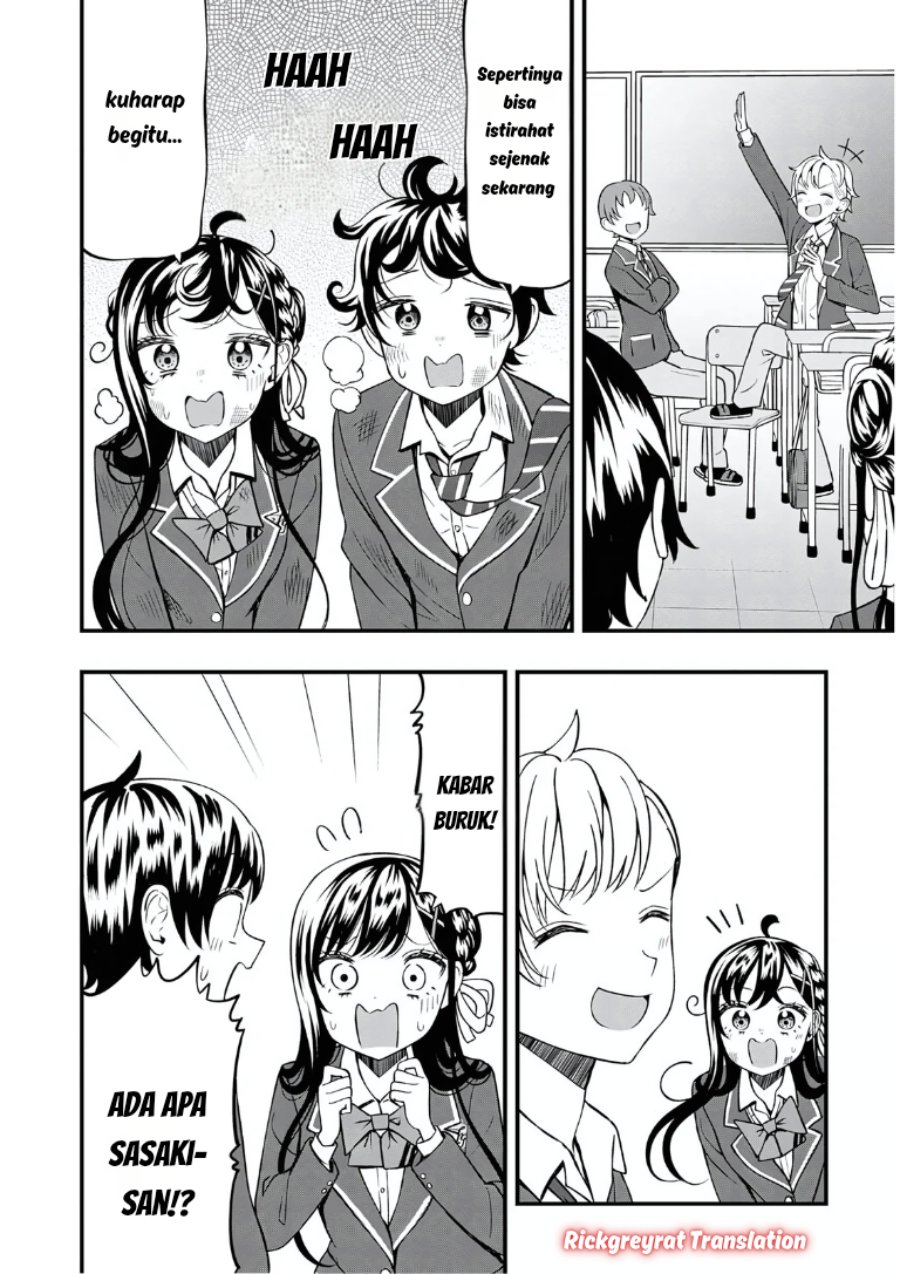 Halaman 13 dari Sasaki-san wa Chotto Sugoi. Chapter 21