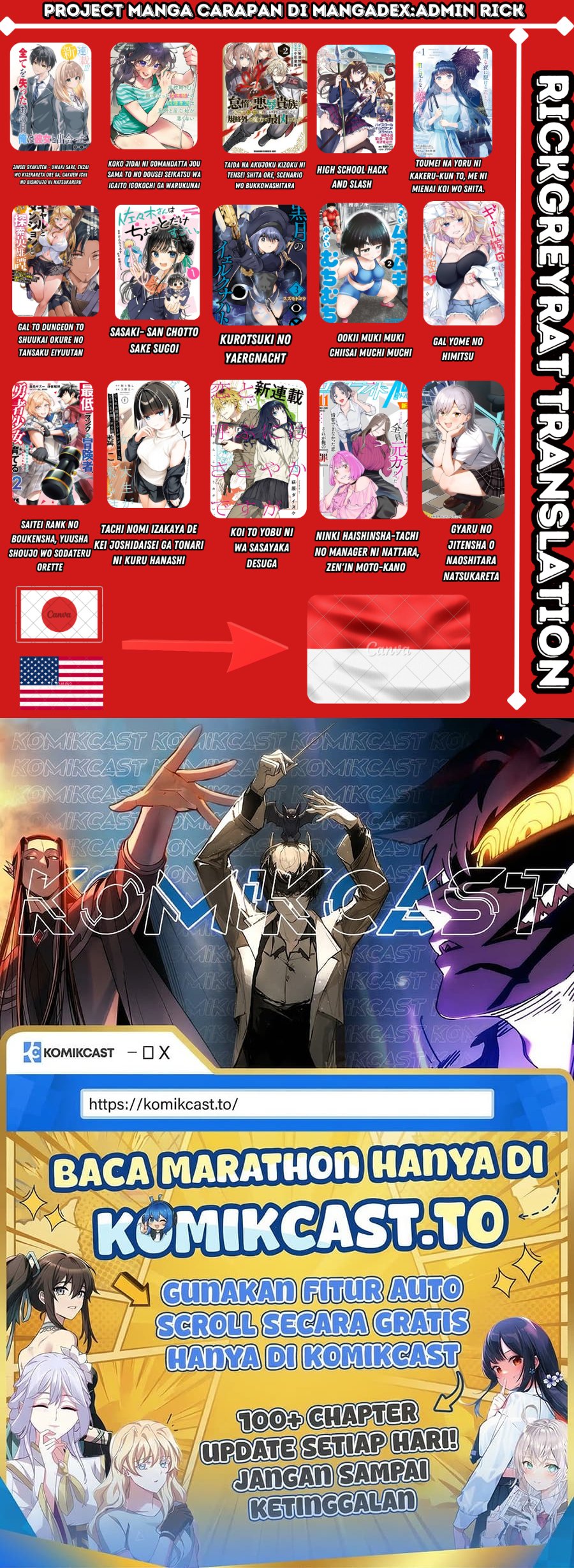 Halaman 22 dari Sasaki-san wa Chotto Sugoi. Chapter 21