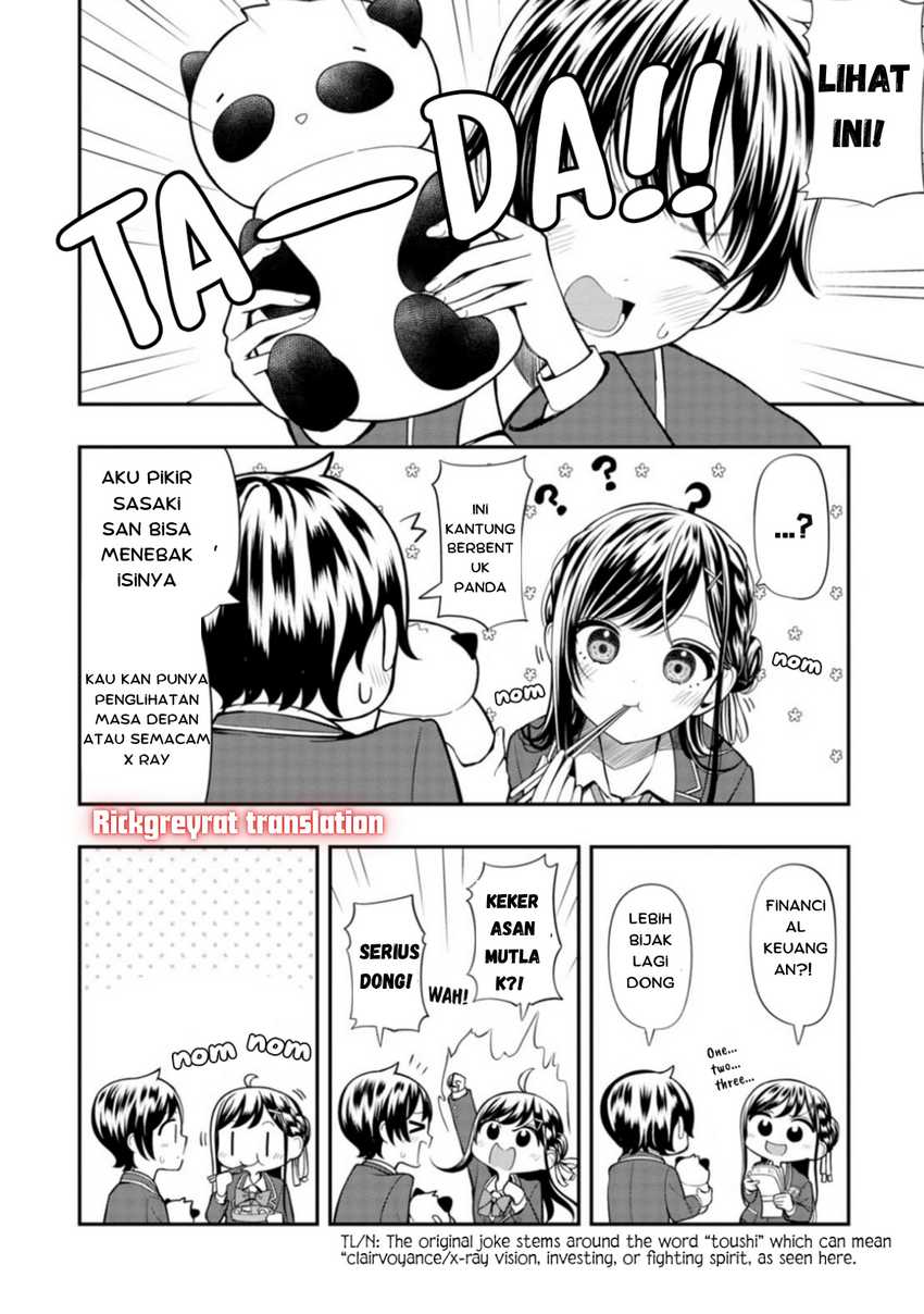 Halaman 4 dari Sasaki-san wa Chotto Sugoi. Chapter 4