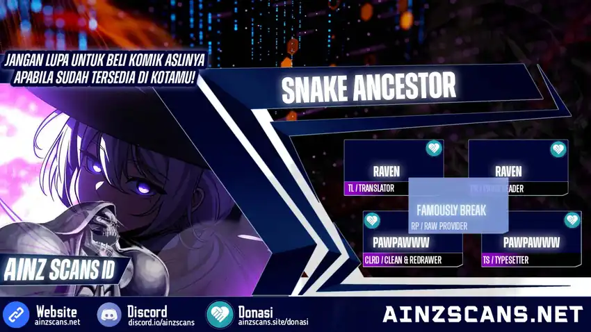 Halaman 1 dari Serpent Ancestor Chapter 90