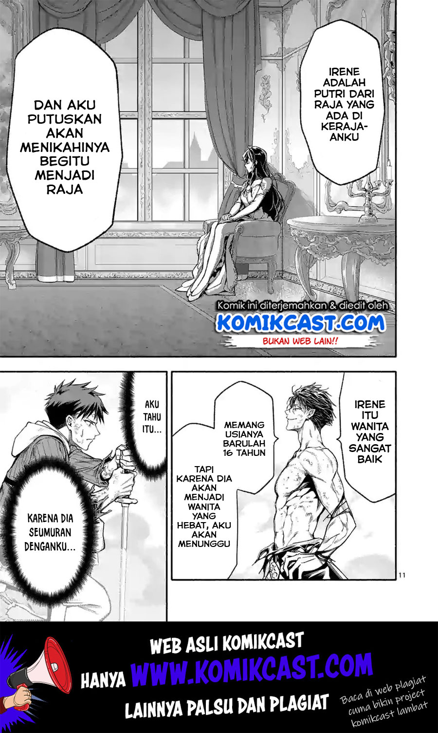 Halaman 12 dari Shi ni Modori, Subete o Sukuu Tame ni Saikyou e to Itaru @ Comic Chapter 15