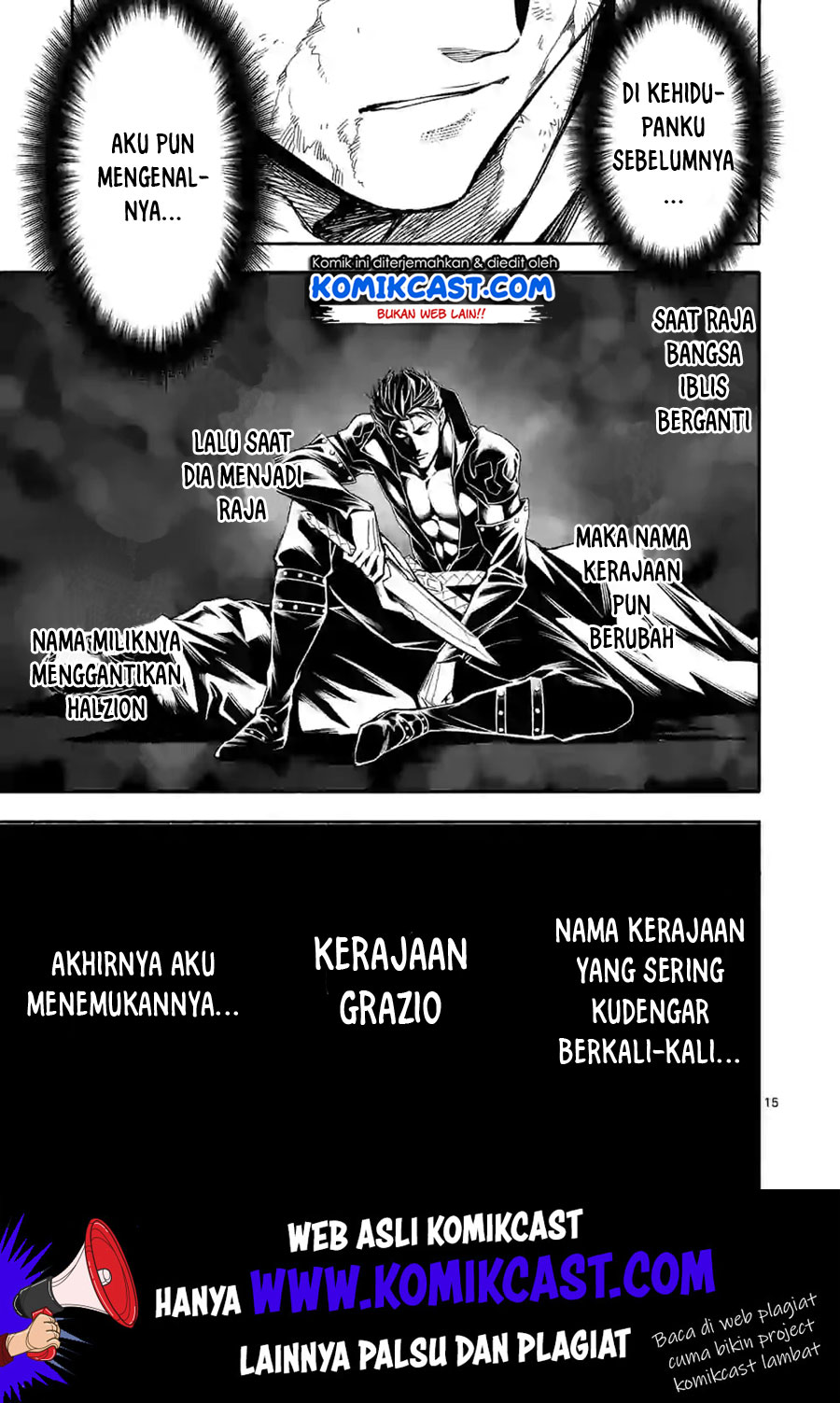Halaman 16 dari Shi ni Modori, Subete o Sukuu Tame ni Saikyou e to Itaru @ Comic Chapter 15