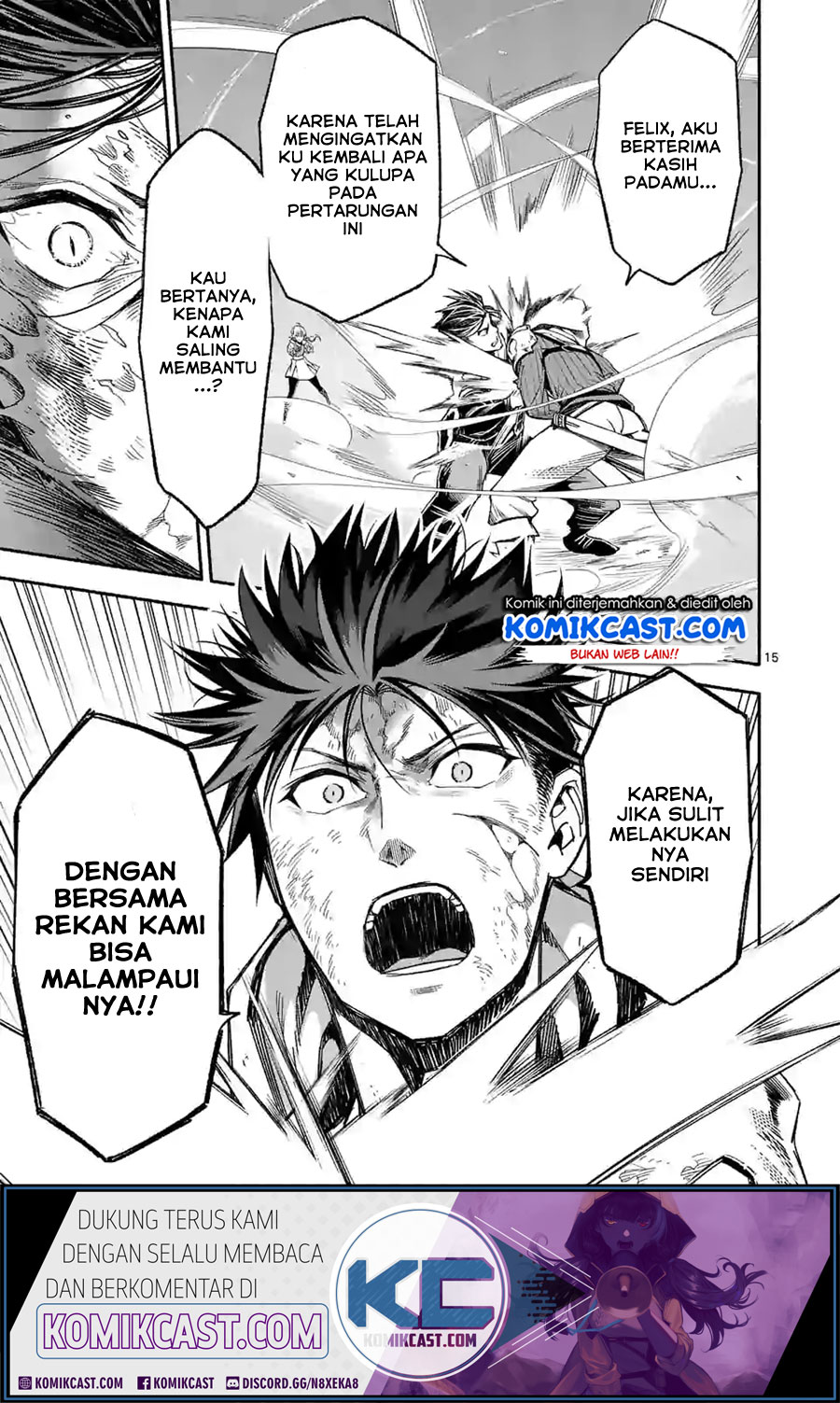 Halaman 16 dari Shi ni Modori, Subete o Sukuu Tame ni Saikyou e to Itaru @ Comic Chapter 18