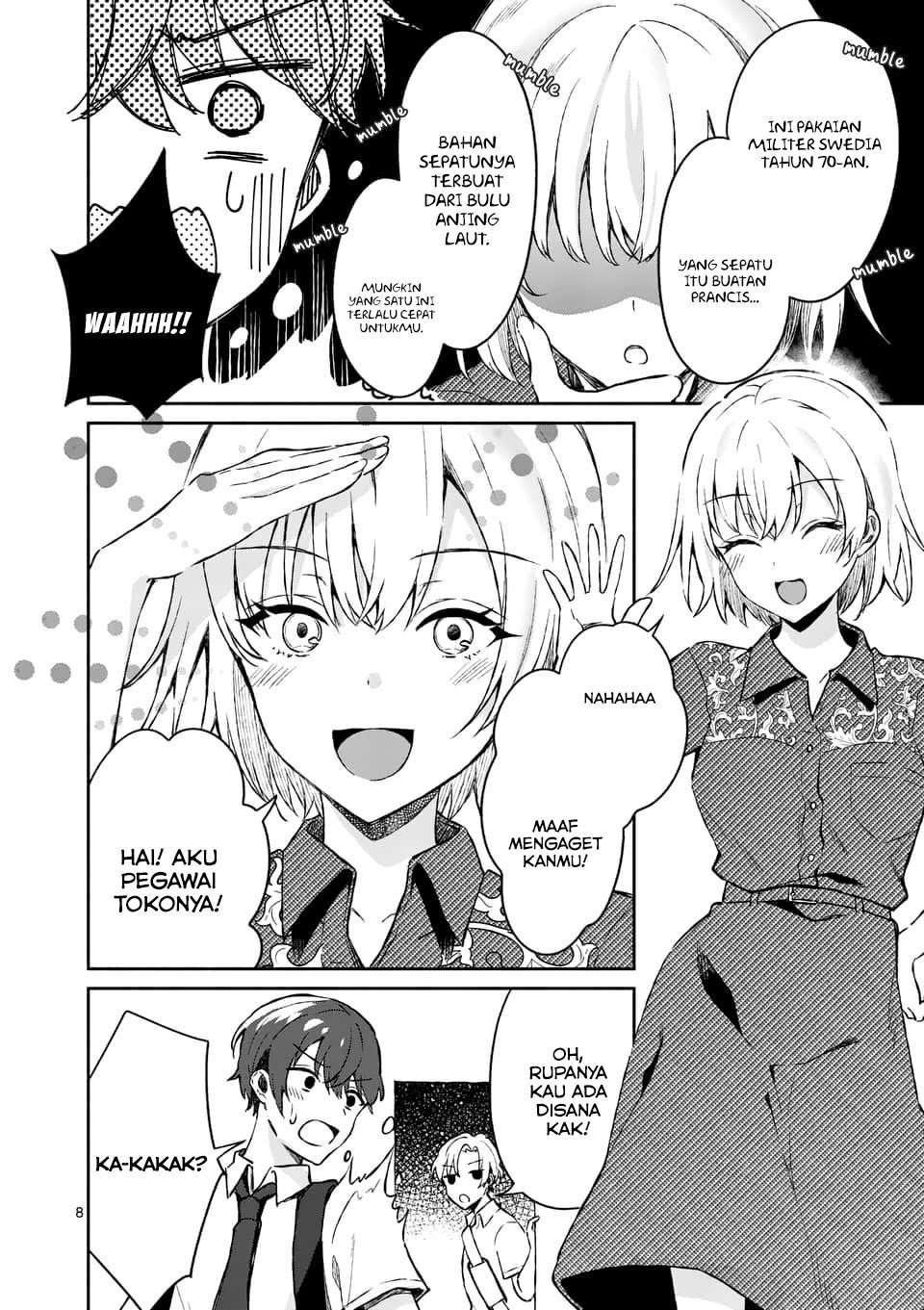Halaman 9 dari Shiotaiou no Sato-san ga Ore ni dake Amai Chapter 8
