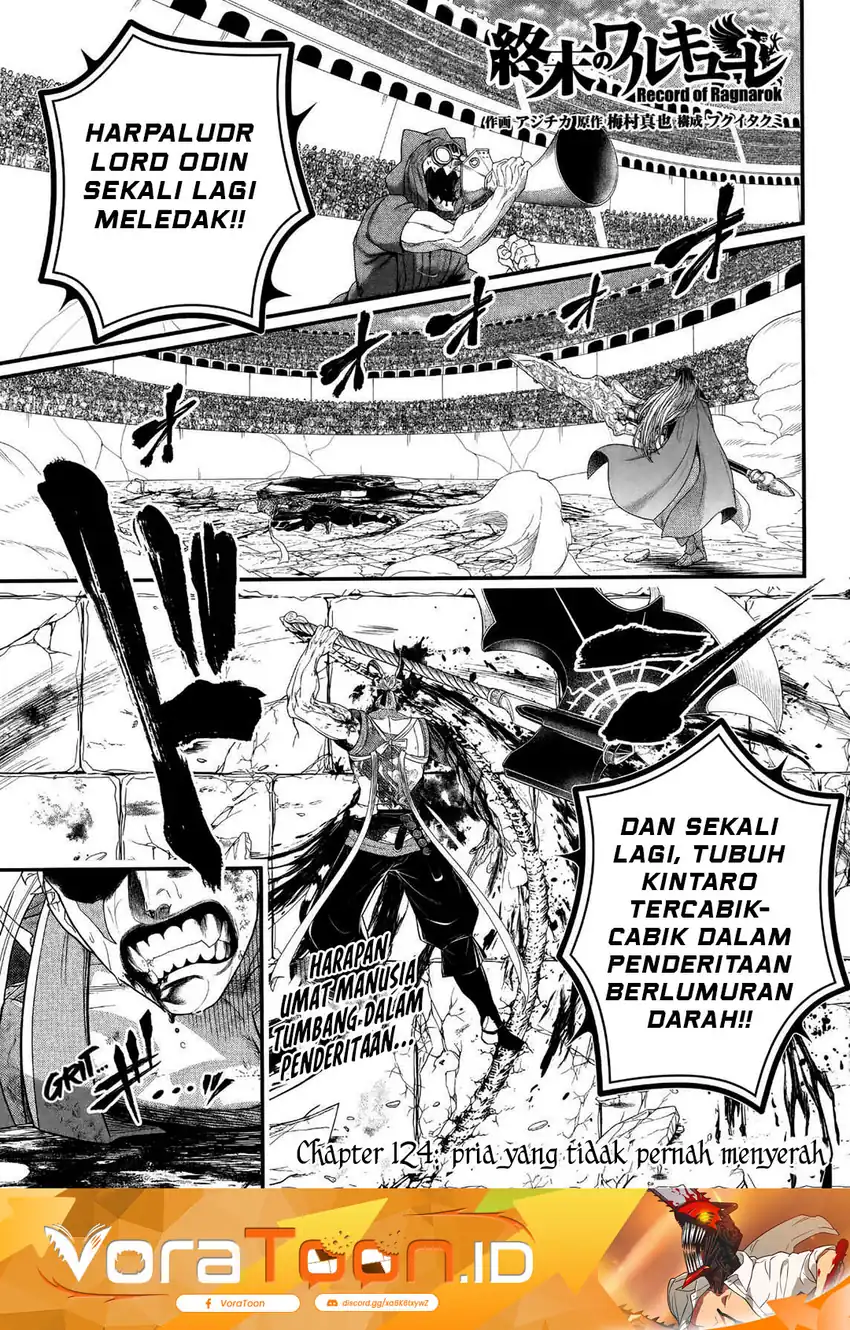 Halaman 2 dari Shuumatsu no Valkyrie Chapter 124