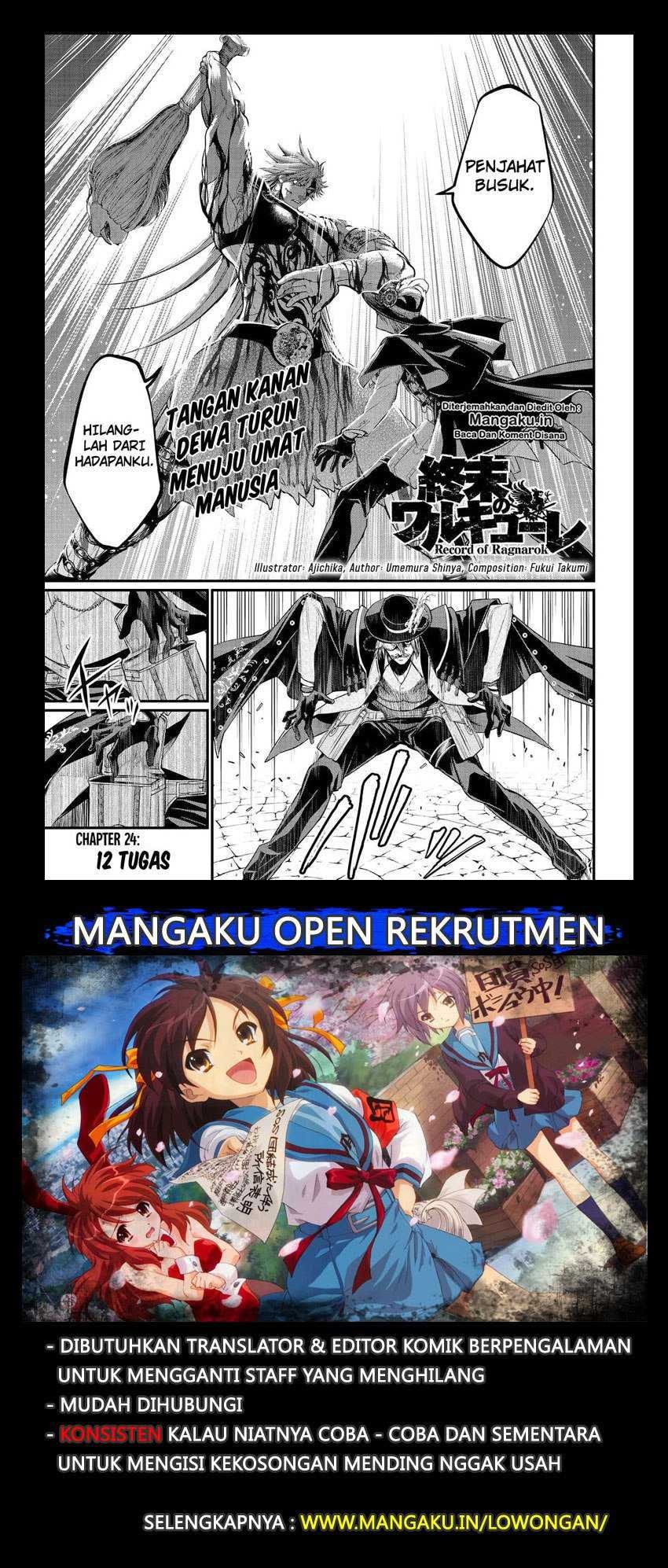 Halaman 2 dari Shuumatsu no Valkyrie Chapter 24.1