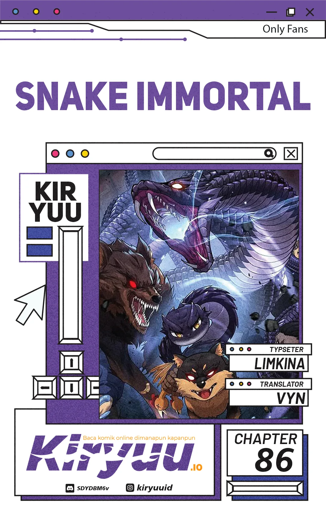 Halaman 1 dari Serpent Ancestor Chapter 86