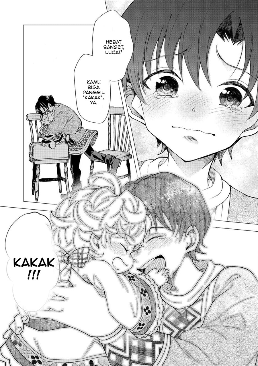 Halaman 9 dari Sofubo Wo Tazunete Iede Kyodai Ni Nin Tabi Haha to No Wakare, Nigiyakana Tabiji Chapter 3.1