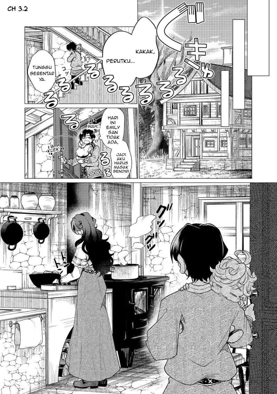 Halaman 1 dari Sofubo Wo Tazunete Iede Kyodai Ni Nin Tabi Haha to No Wakare, Nigiyakana Tabiji Chapter 3.2
