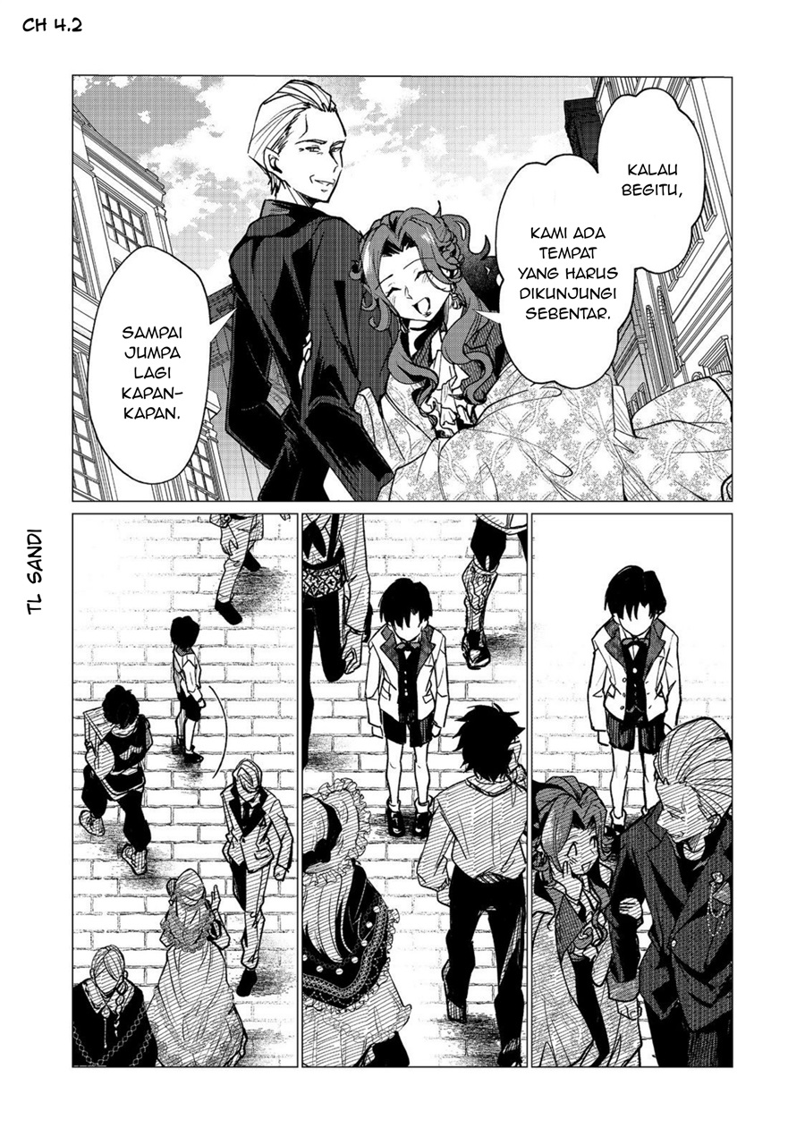 Halaman 1 dari Sofubo Wo Tazunete Iede Kyodai Ni Nin Tabi Haha to No Wakare, Nigiyakana Tabiji Chapter 4.2