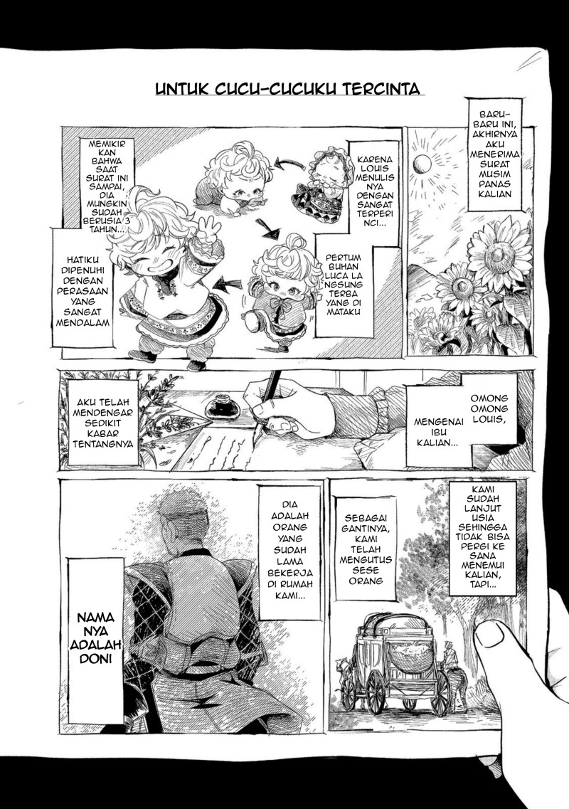 Halaman 8 dari Sofubo Wo Tazunete Iede Kyodai Ni Nin Tabi Haha to No Wakare, Nigiyakana Tabiji Chapter 5.1